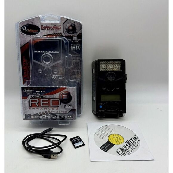 Wild Game Innovations Micro Infrared Digital Scouting Camera W8E With FlexTime+ - Picture 1 of 6